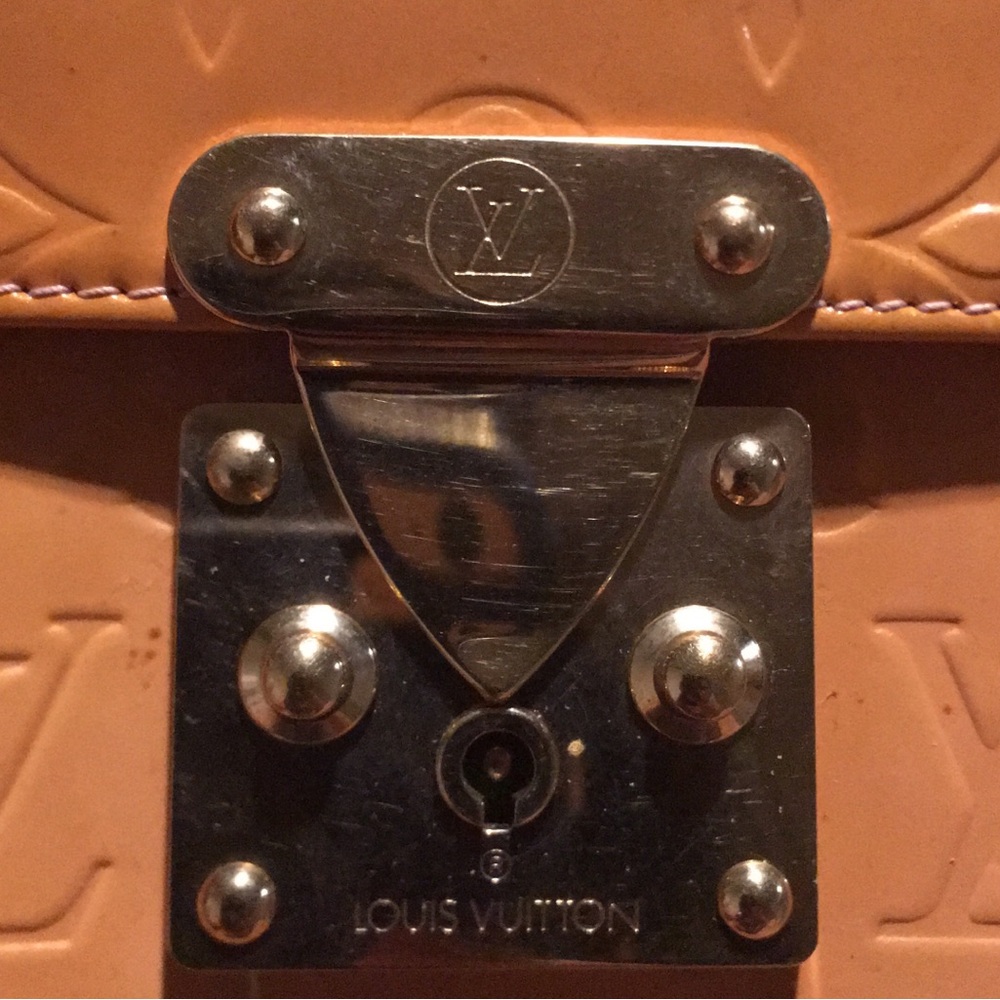 Louis Vuitton Gold Patent Leather Satchel - Picture 4 of 4